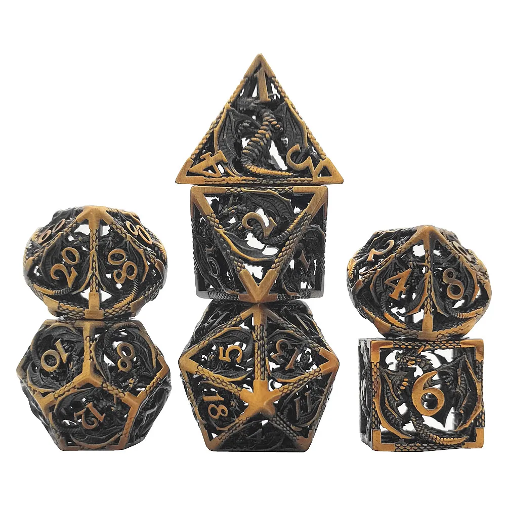 Set Di Dadi Metallici D100 Per D&D - 100 Facce, Perfetto Per Dungeons & Dragons E Giochi Di Ruolo