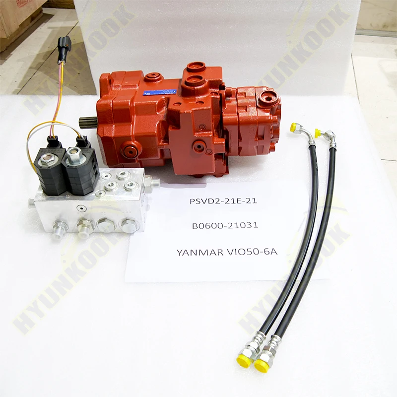 Hydraulic Pump PSVD2-21E-21 B0600-21031 for Yanmar VIO50-6A