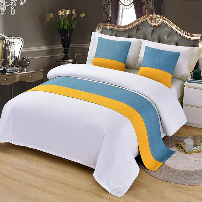 Custom 5 Star Luxury Modern Decoration King Size Hotel Bed Runner ...