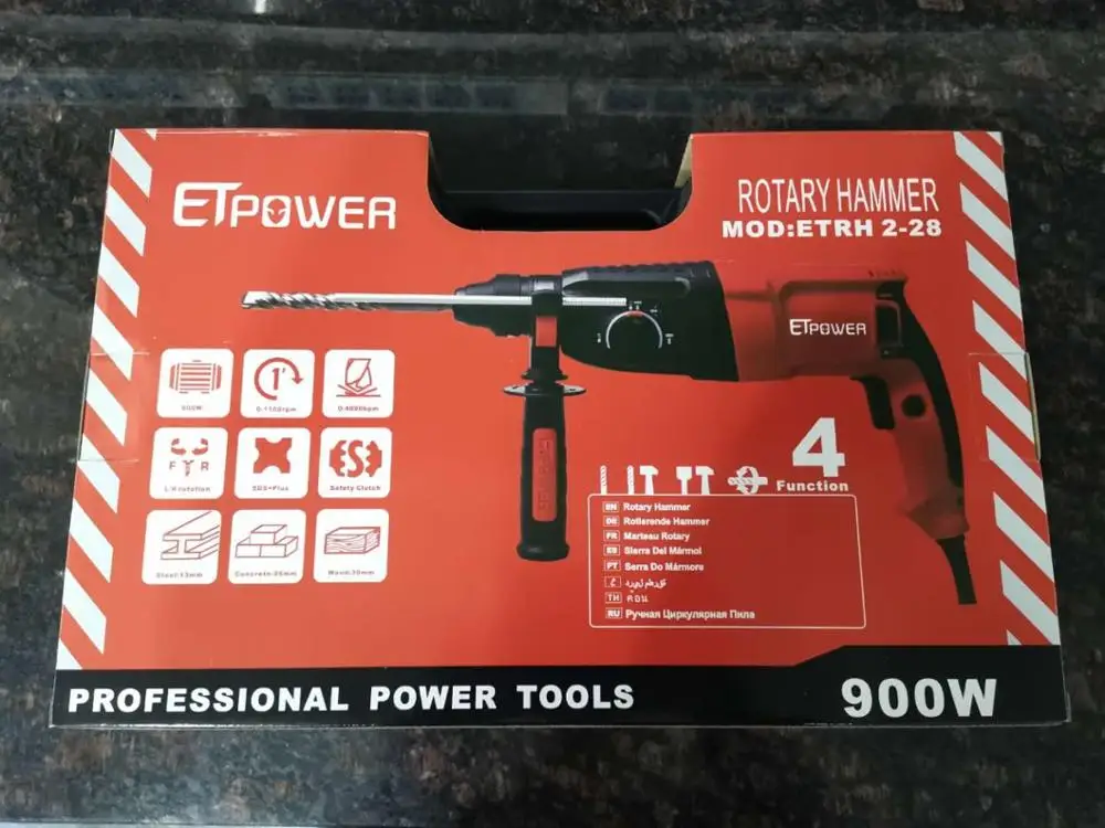 Professional Power Tools Heavy Duty 900w 26mm Electric Rotary Hammer