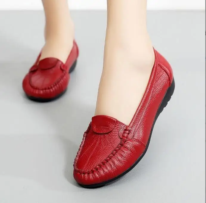 New Style Fashion Black Comfortable Flat Loafer Hotel Housekeeper Wear
