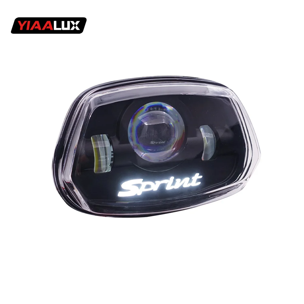 YIAALUX SPHL-S  modified LED motorcycle Head lamp headlight with letters shape For vespa sprint 50 150 light