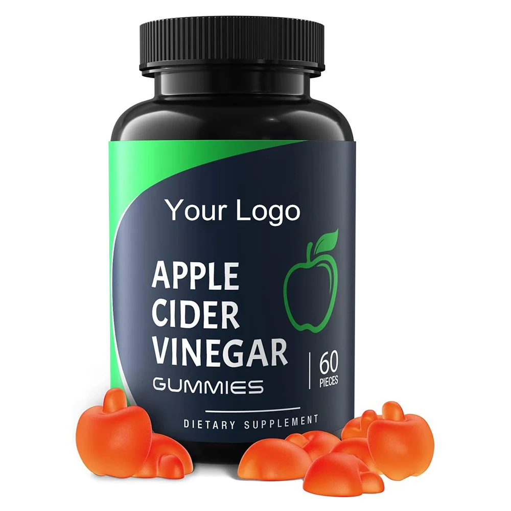 Быстрая доставка, яблочный сидр, уксус, без сахара, жевательные медведи, жевательные резинки для похудения, 2 месяца поставки