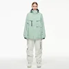 Women Apple green+white