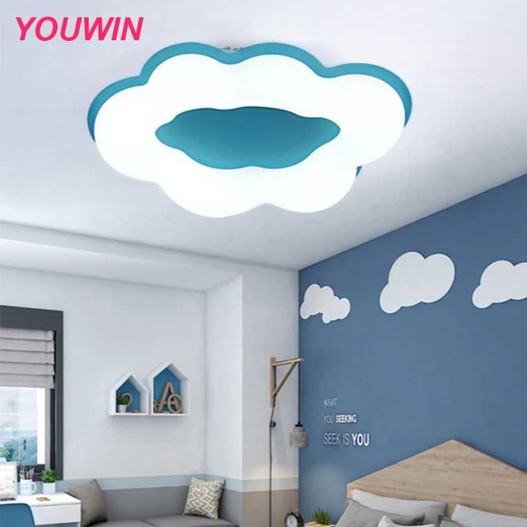 Bedroom lamp modern minimalist lighting LED ceiling creative princess girl children room lamp