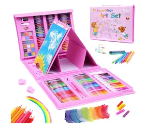EPT Wholesale China School Kids Drawing Art Set Stationery Set 208 Pieces Drawing Art Set