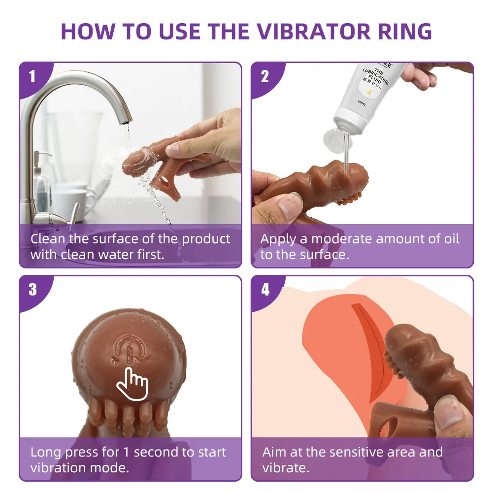 Anneaux de pénis en silicone en gros, anneau de verrouillage à vibration de fréquence pour entraîneur masculin, anneau de pénis vibrant puissant