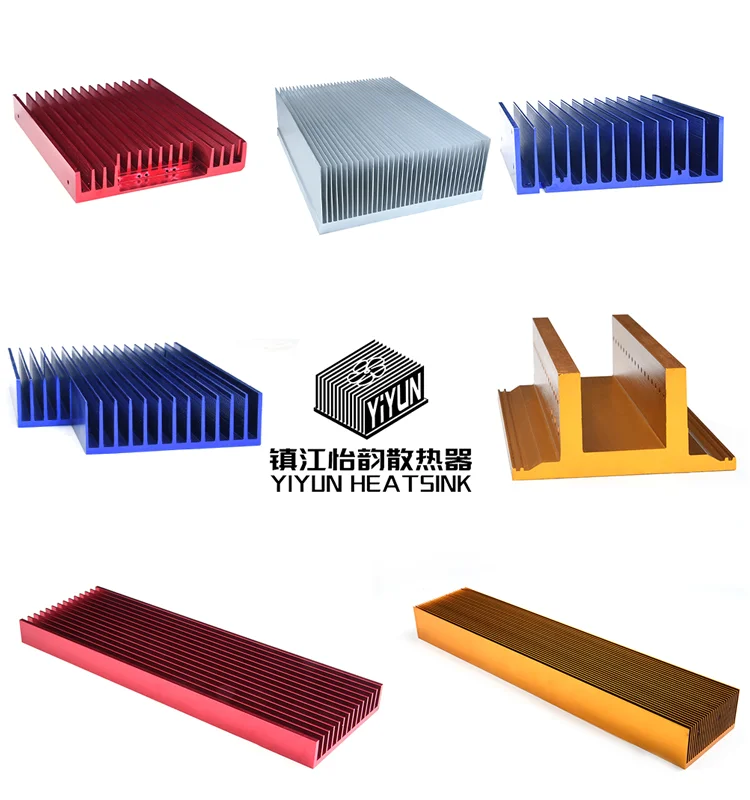 Extruded Aluminum Profile Heat Sink Extrusion Custom Cnc Machining Milling Heatsink Aluminium