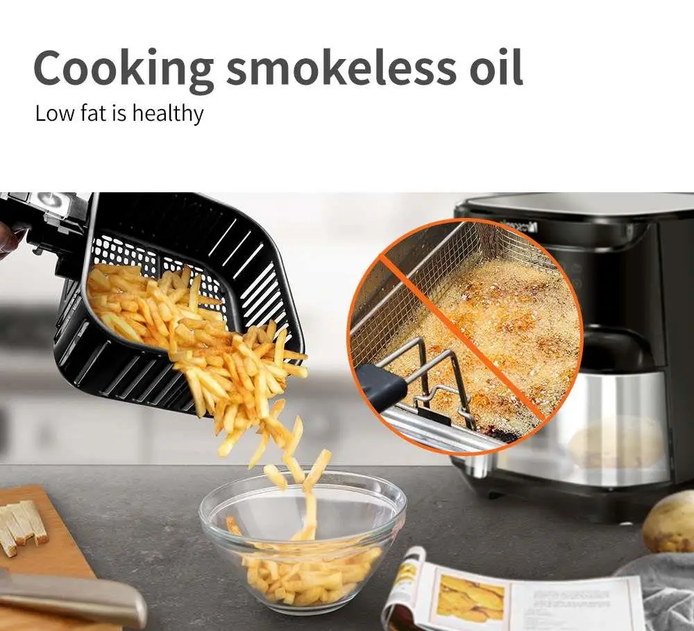Smart Air fryer Proscenic T21 App & Alexa Control 1700 Watt Electric Air Fryers Oven&Oilless Cooker automatic appliances