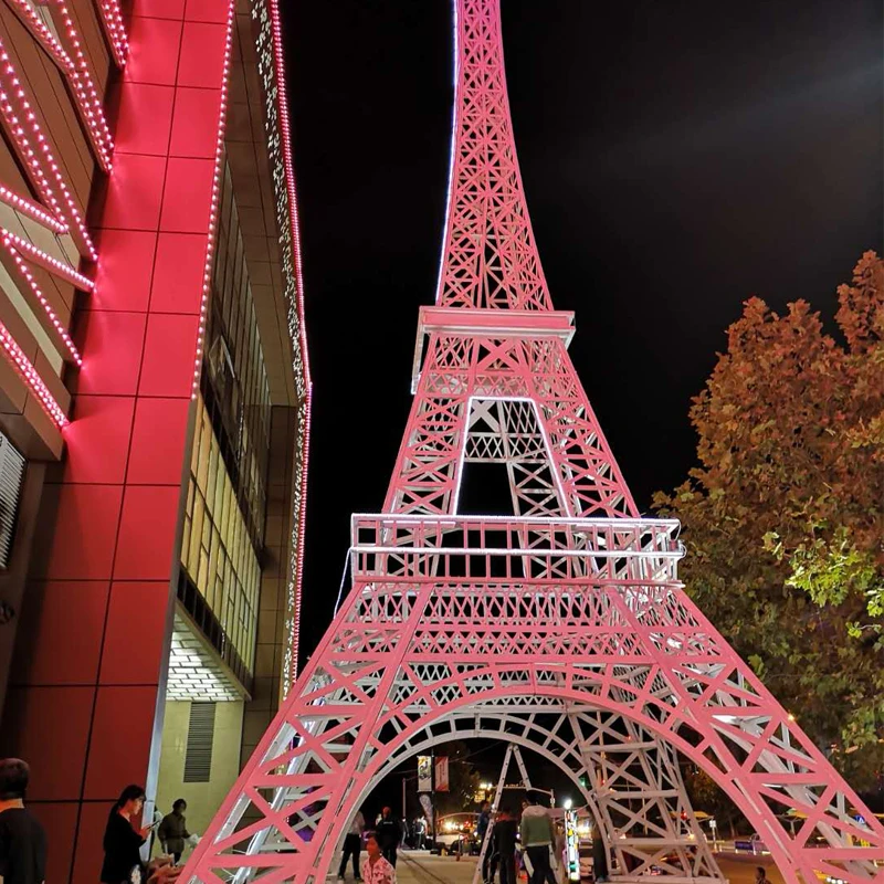 大型金属製エッフェル塔（広場用）/ フランスのエッフェル塔の像/ LED