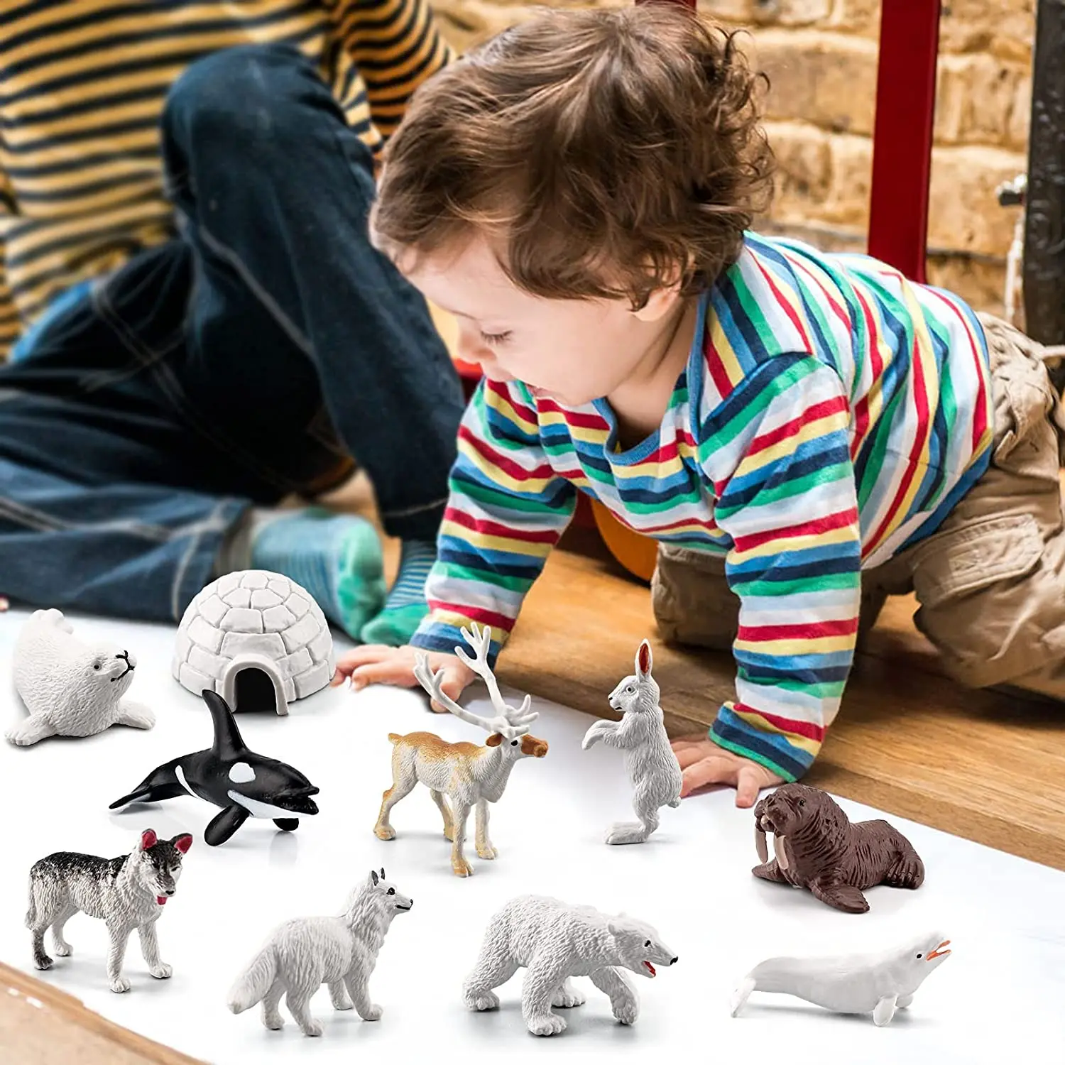 Mini Arctic Animals Toys Set 10pcs Polar Animal Figurines For Toddlers 1-2  Inch Plastic Arctic Tundra Deer Toy Animal - Buy Animals Toys,Plastic Toys,Cheap  Toys For Childrens Plastic Product on 