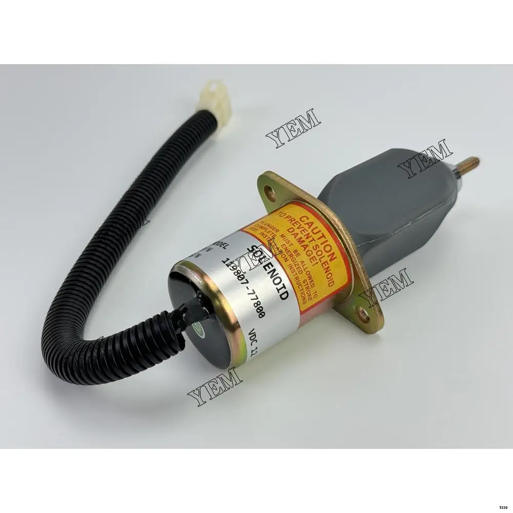 4TNE94 Solenoid Valve 1753ES12A3UC5B1S1 119807-77800 for Yanmar