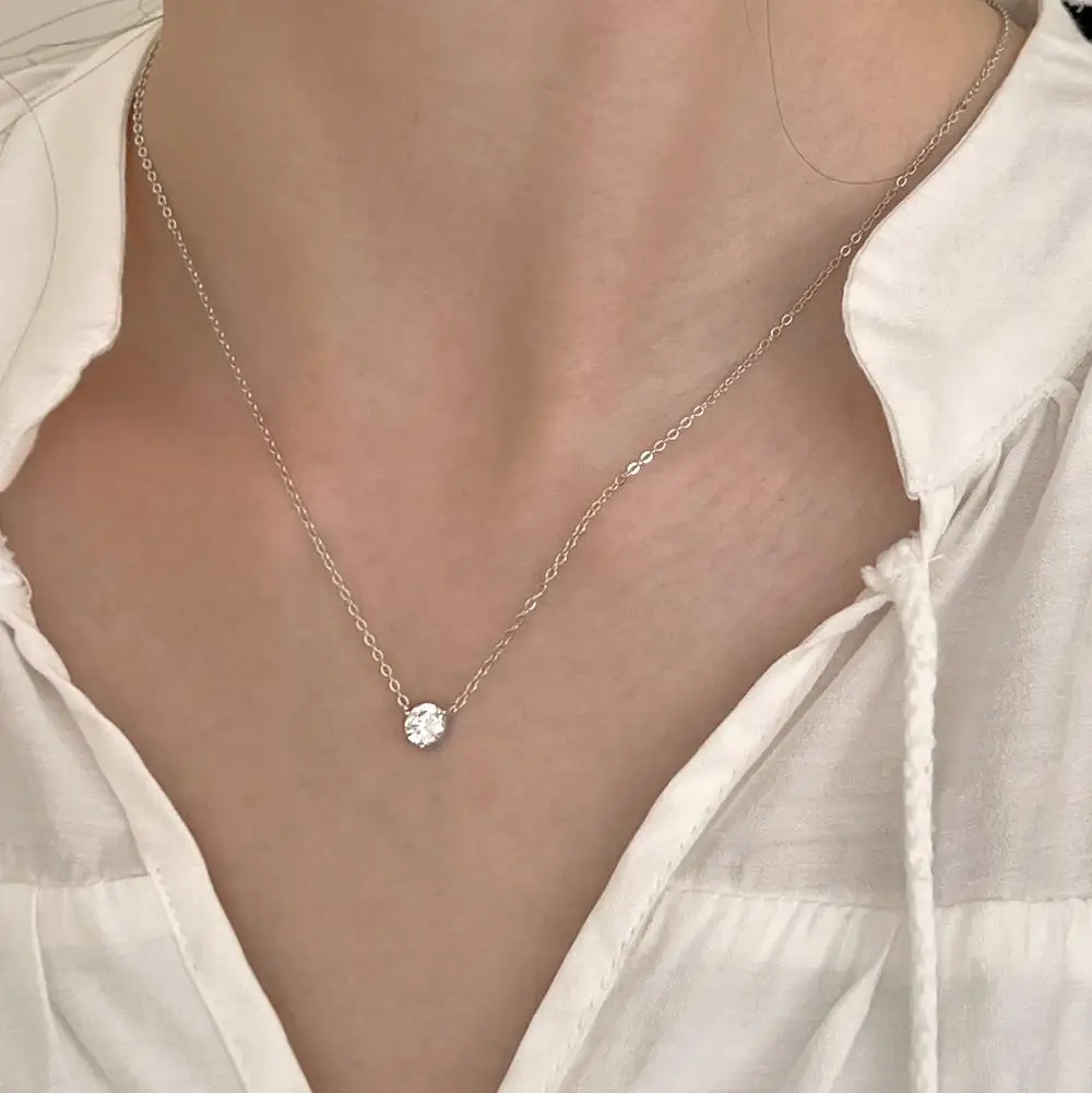 KAKODIY fashion new gold-plated 925 sterling silver boutique jewelry round pendant necklace detail 6