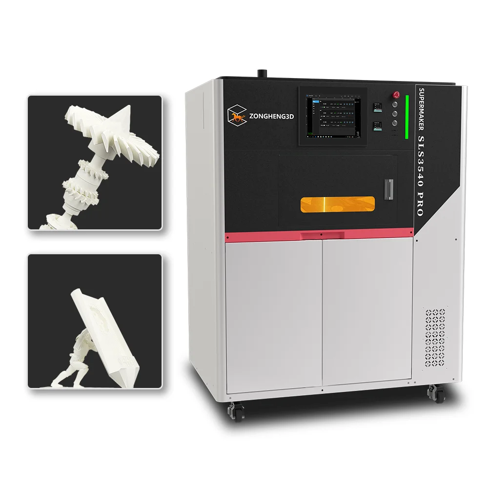 For SLS 3D Laser Sintering Automatic Industrial Nylon PA12 3D Printer USB Connectivity New Condition with 1 Year Warranty