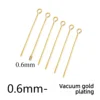 06 wire diameter- gold
