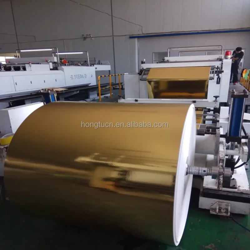 Golden and Silver Laminated Grey Back Board - Metallic Paperboard