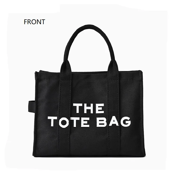 High Quality Cotton Canvas Tote Handbags Cotton Canvas Shoulder Bags