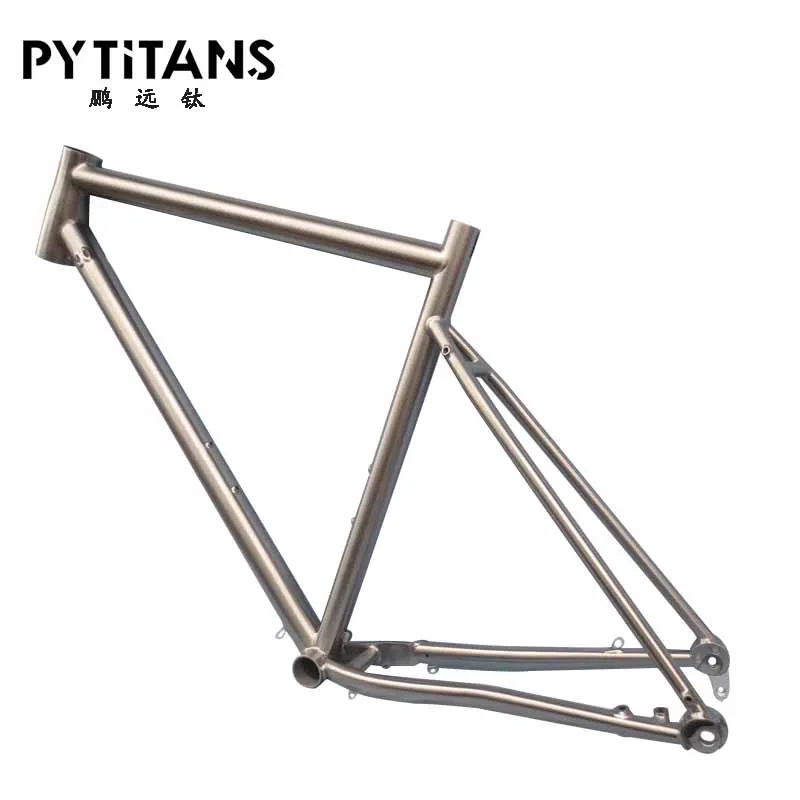 Titanium Alloy Gravel Bike Frame Disc Bicycle Support Customization