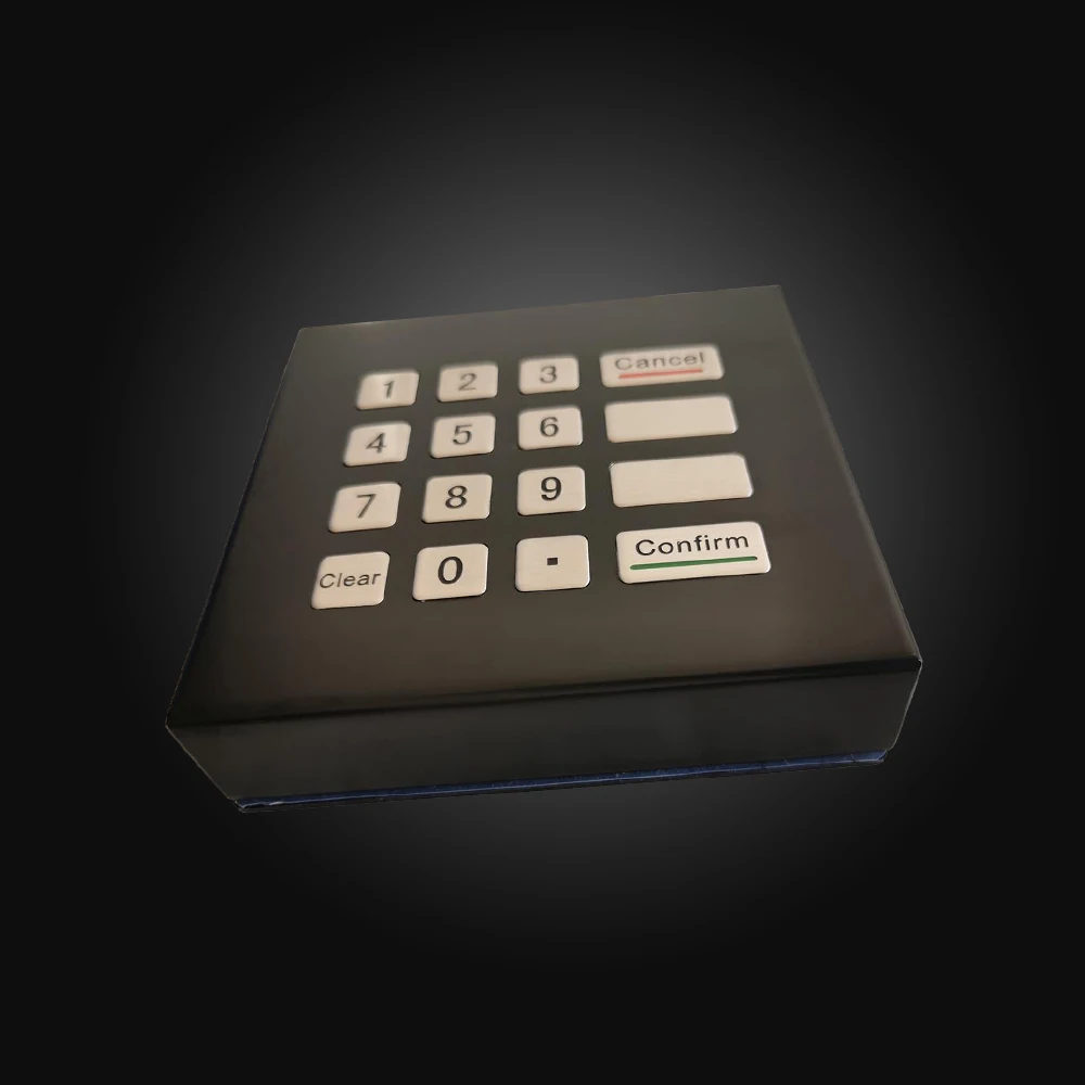 Desktop Keypad Numeric Metal Keypad 12 keys Layout