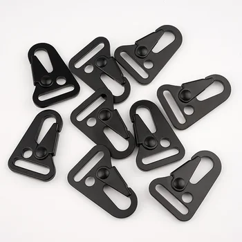 Coshar 20-Pack Zinc Alloy Clip Hooks - 1-Inch Enlarged Mouth Sling Clasps For Keychains & Backpacks