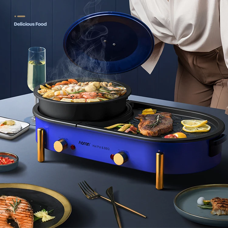 electric barbeque stove indoor hot pot