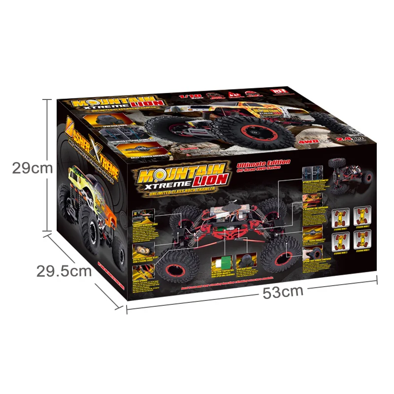 2024 New 1/10 RC Crawler Mountain Lion Xtreme RC CAR REMO Hobby 1072