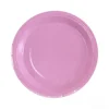 9 inch paper plate*10 pcs*Light pink