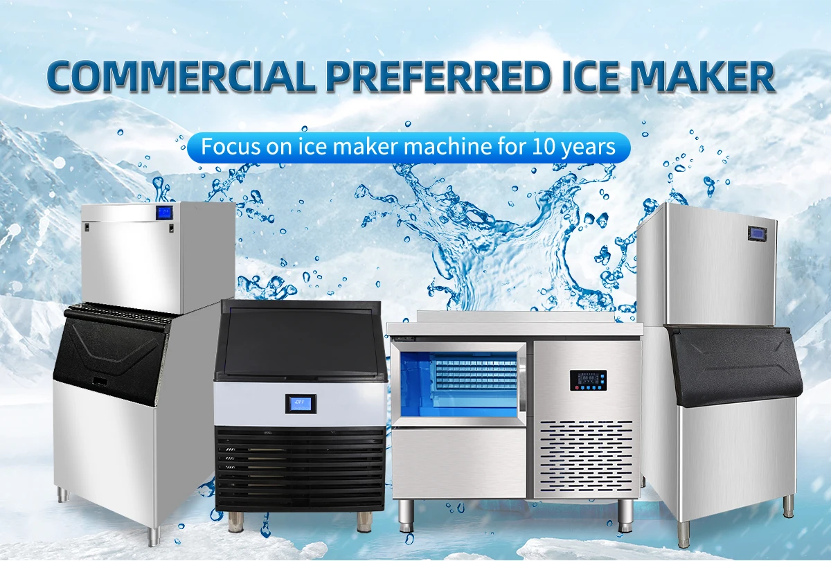 Ice Machine, 1000kg, Stainless, Steel - detail 2