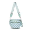 Ice Blue Checkerboard