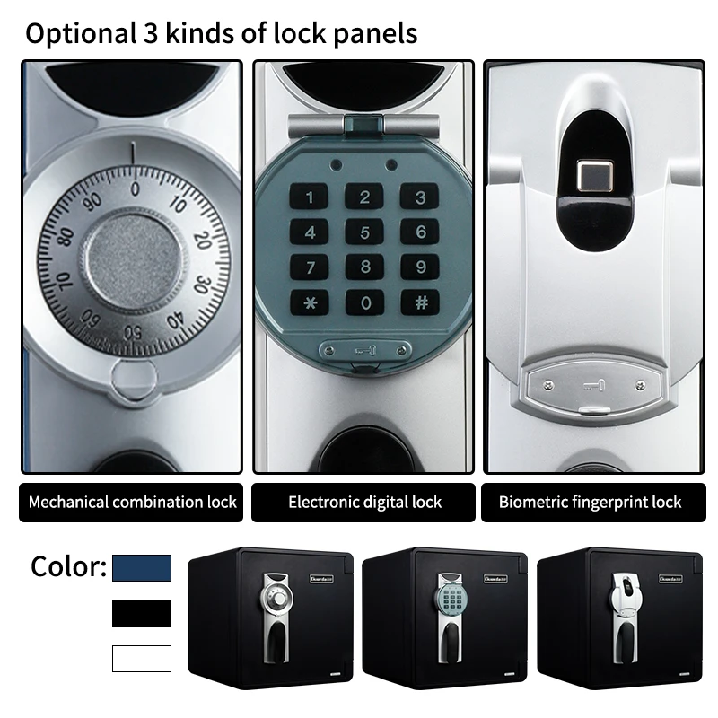Fireproof Money Safe Box Combination Locking Safe 1.3 Cuft