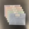 Bolsa de archivo con etiqueta semitransparente mixta multicolor