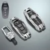 Silver case with Metal keychain