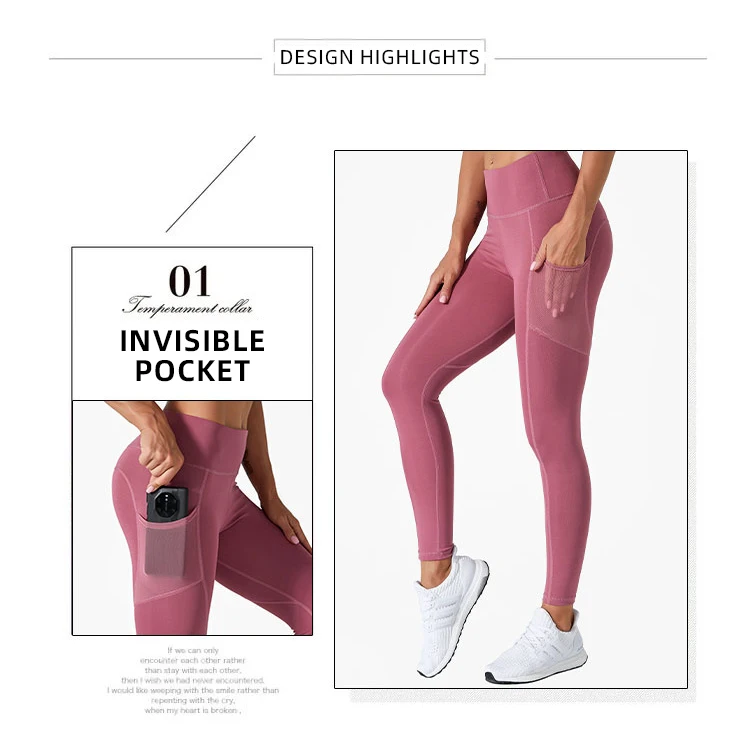2023 Custom Logo Women Yoga Leggings Eco Friendly Fitness Pants Female