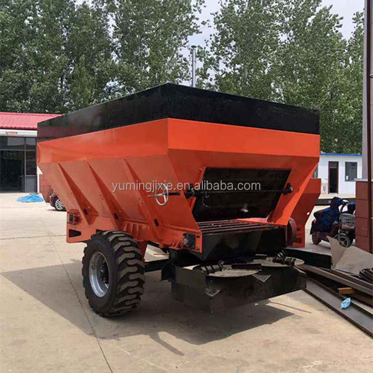Farm Dry PTO Solid Dry PTO Drive Animal Manure Tractored Fertilizer Trailer Spreader Manure Spreader