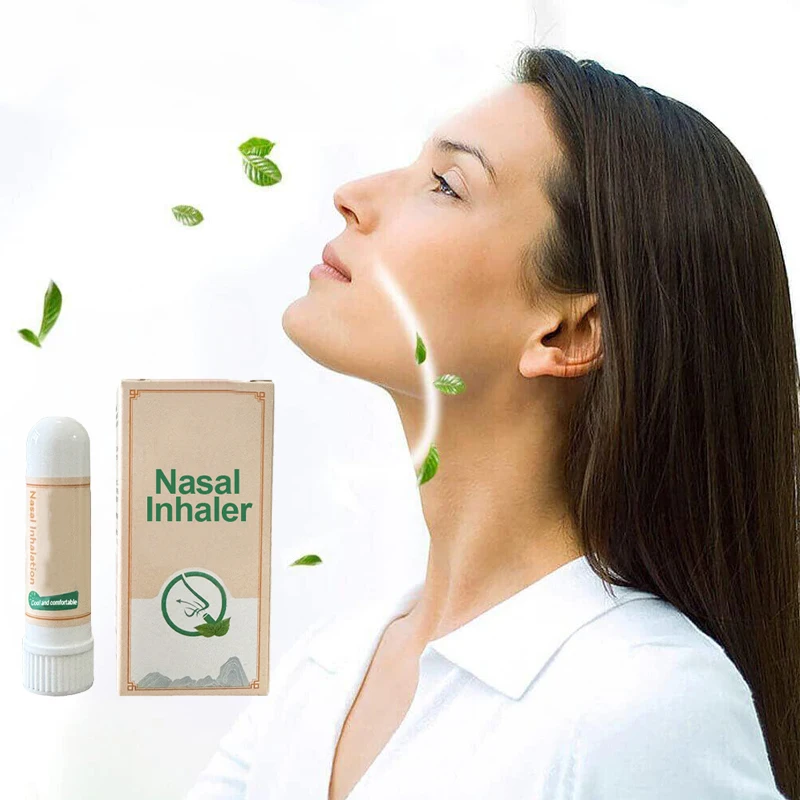 Medical Grade Nasal Inhaler Stick for Nasal Congestion Good Quality Cooling Refreshing Stick Convenient Carry-on Inhaler Tube