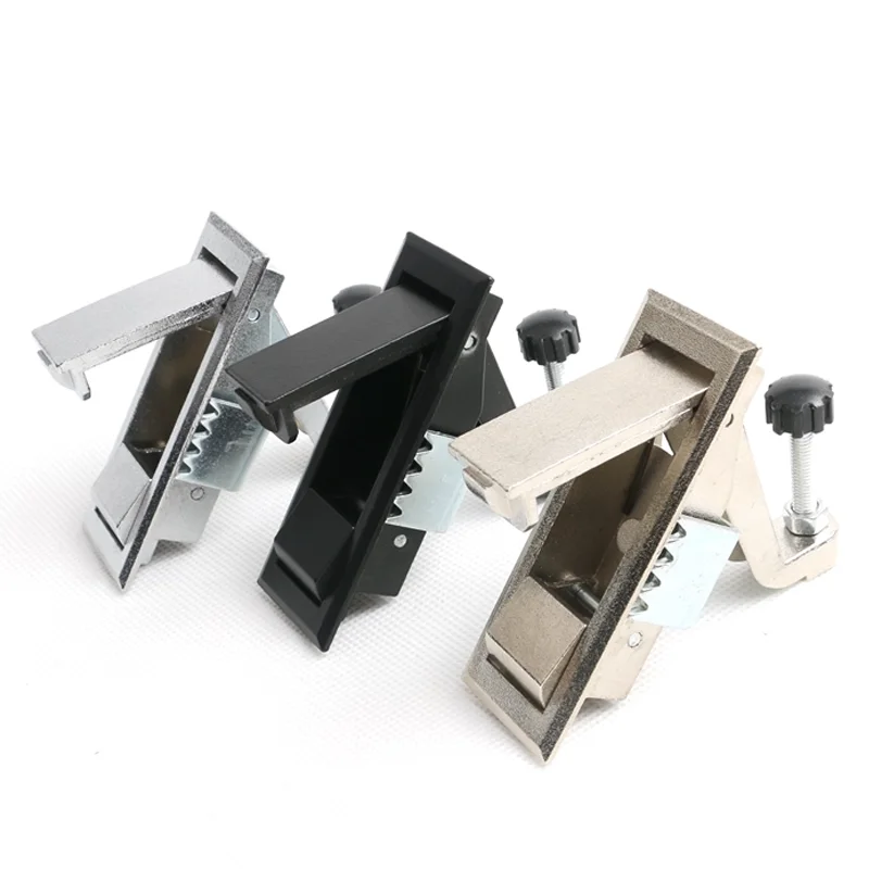 MS708 High-Pressure Industrial Lock Nickel-Plated Button Flat Iron Box for Air Compressor & Boiler Lock Made of Durable