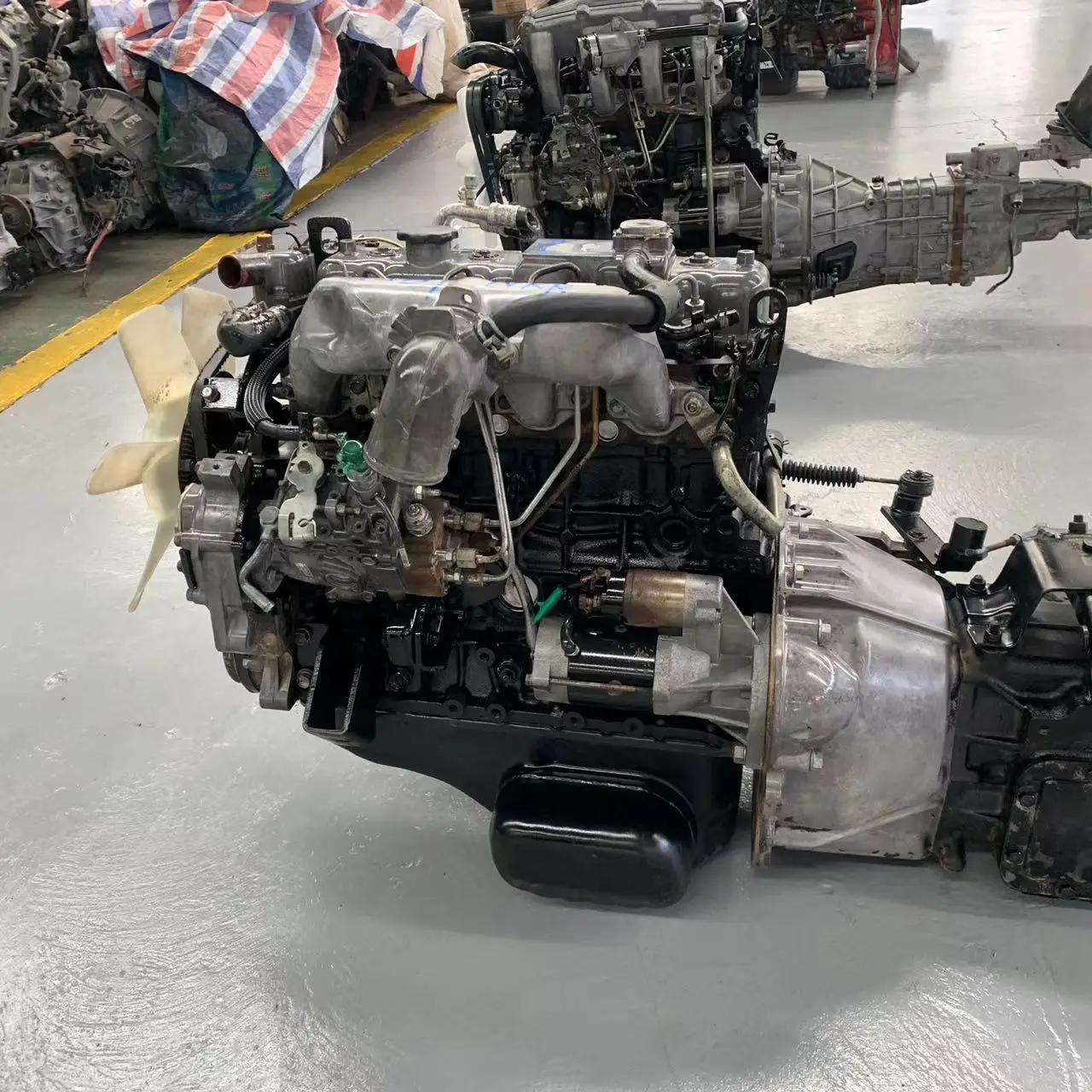 Excellent Stocks for 4JB1  I Suzu Used diesel Engine 4JB1-NKR Truck  or Agricultural Vehicle for Sale