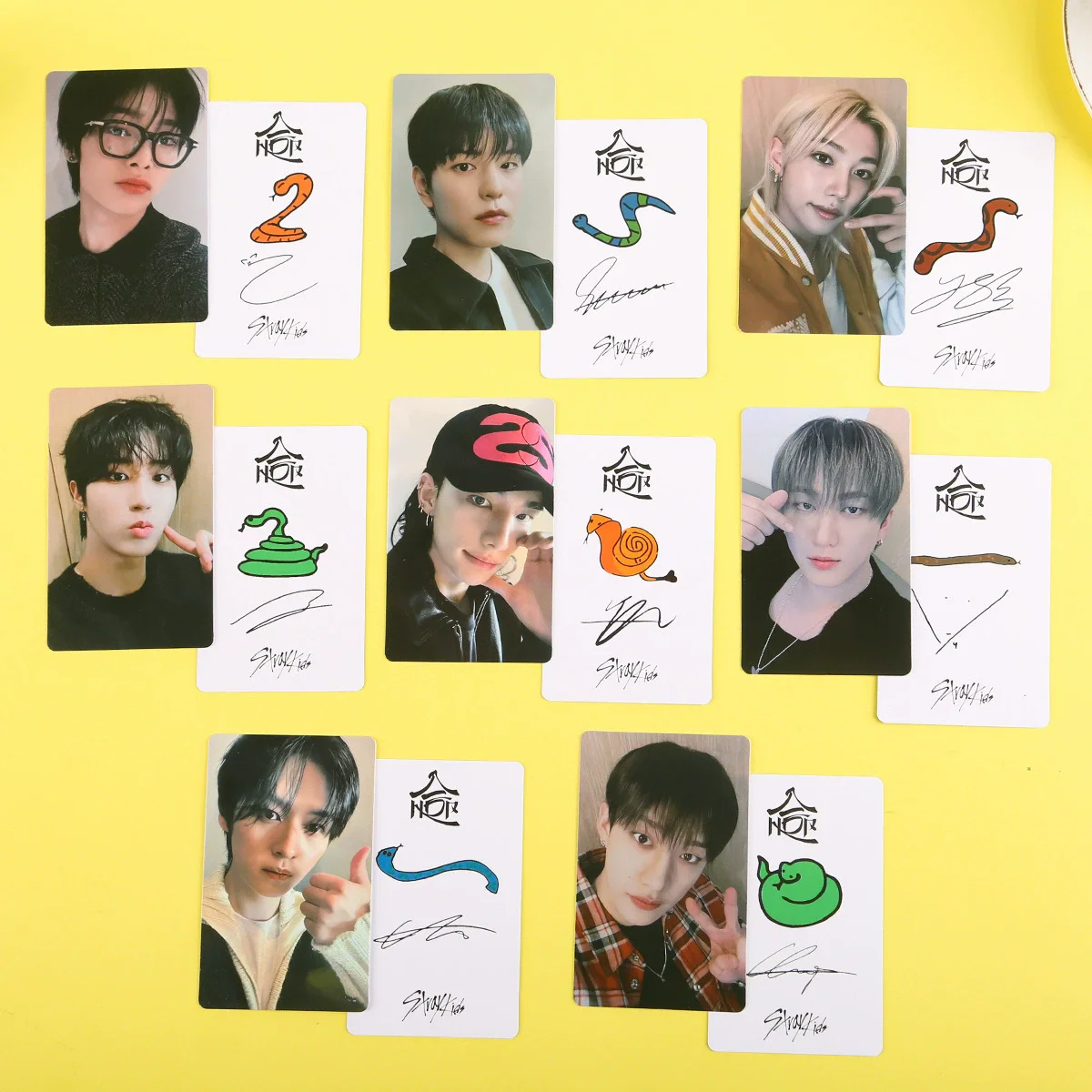 KPOP Idol Group Stray Kids HOP Felix Bang Chan Hyunjin Photocard