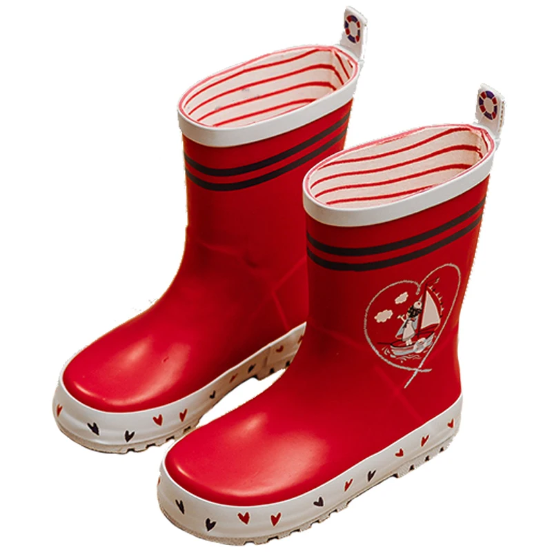 Ue 15-19 Bonito Arco Princesa Bebê Moda Botas Cor Vermelha Da Menina Da  Criança Curto