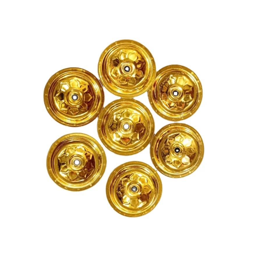 Aluminum Floating Holders for Oil Lamps Dia 4cm Wick Centering Devices for Temple Oil Lamps