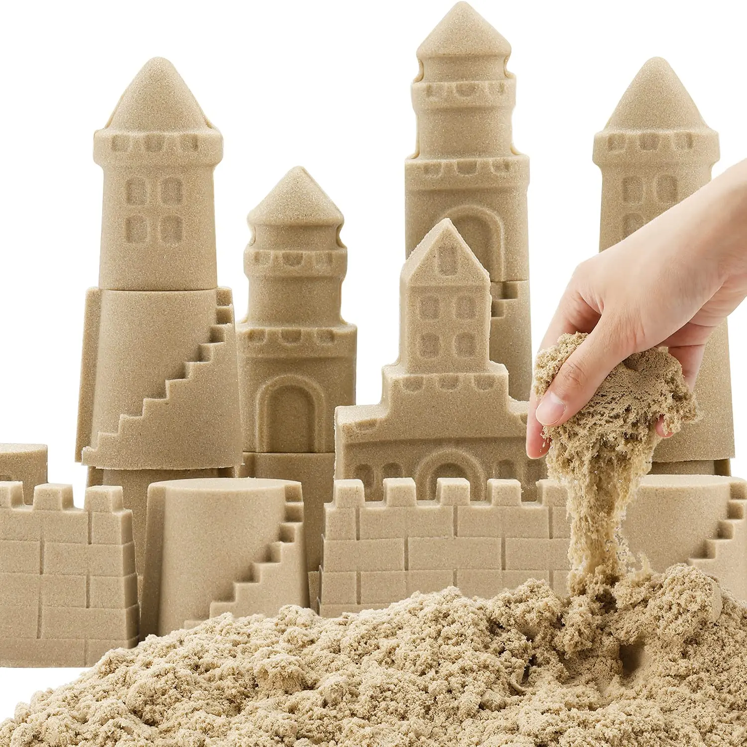 Новое поступление оптовая продажа набор волшебных песочных игровых замков для
