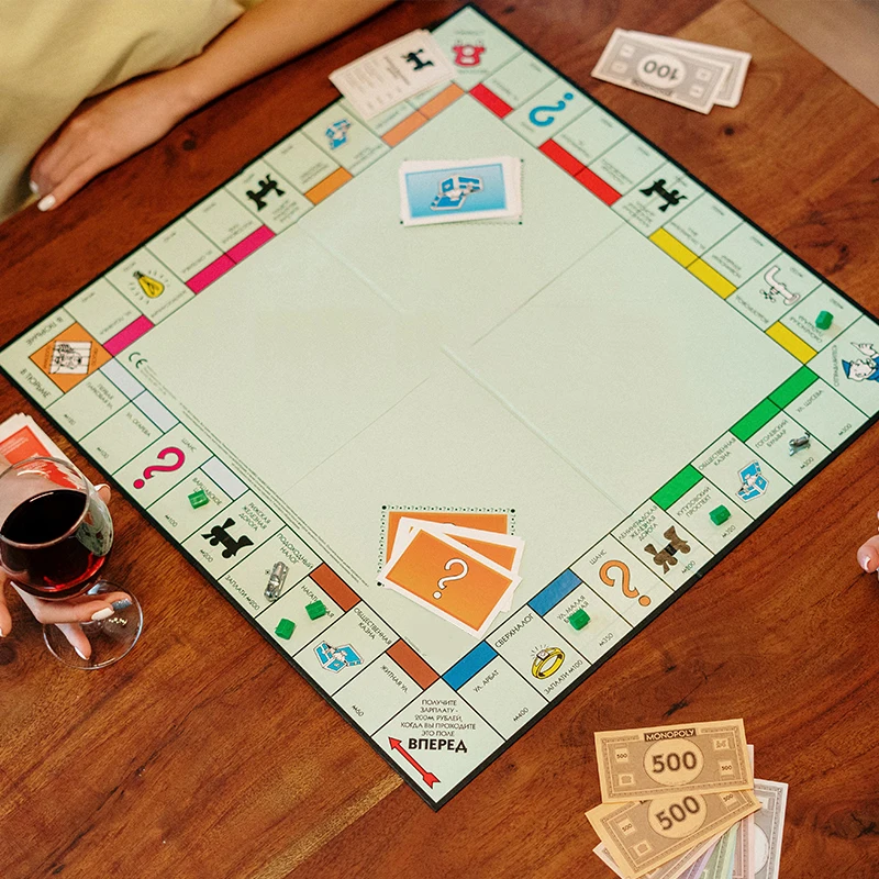 Factory Direct Sale Customized Monopoly Game for Kids Life Monopoli Board Game for Family
