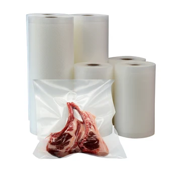Amazon Hot Sale Sous Vide Embossed Vacuum Compression Roll Bags Textured Food Saver Vacuum Sealer Bags PE Sandwich Packaging