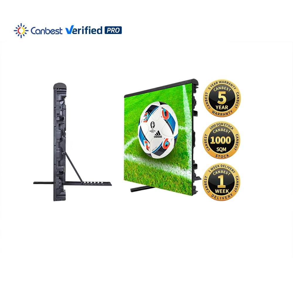 Outdoor Large Soccer Stadium Led Display Board Advertising Led Screen for Football Fields Cricket Boundary Led Panel