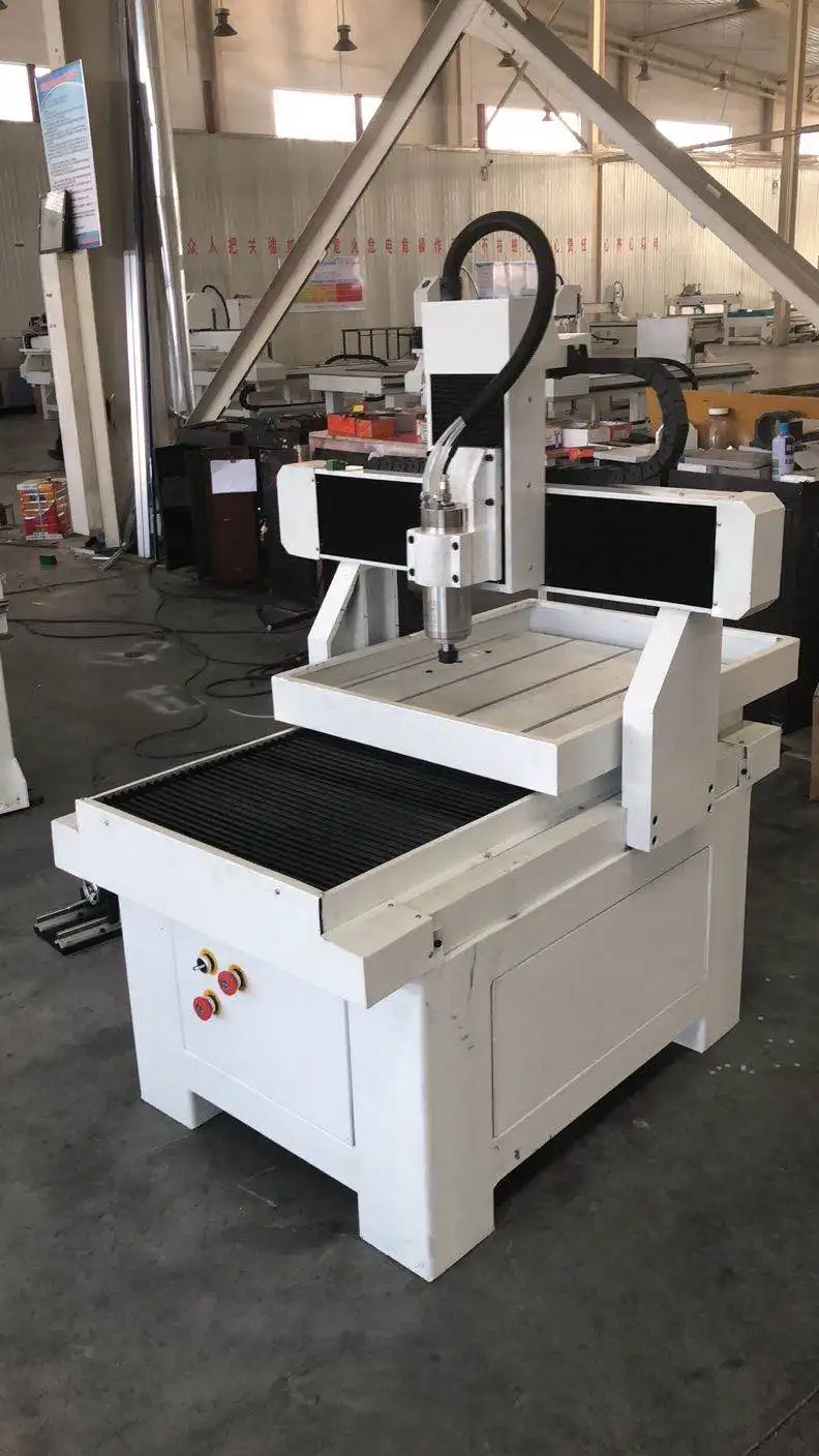 Jx Aluminium Frame Mini 6090 3 Axis Cnc Wood Router Engraving Drilling ...