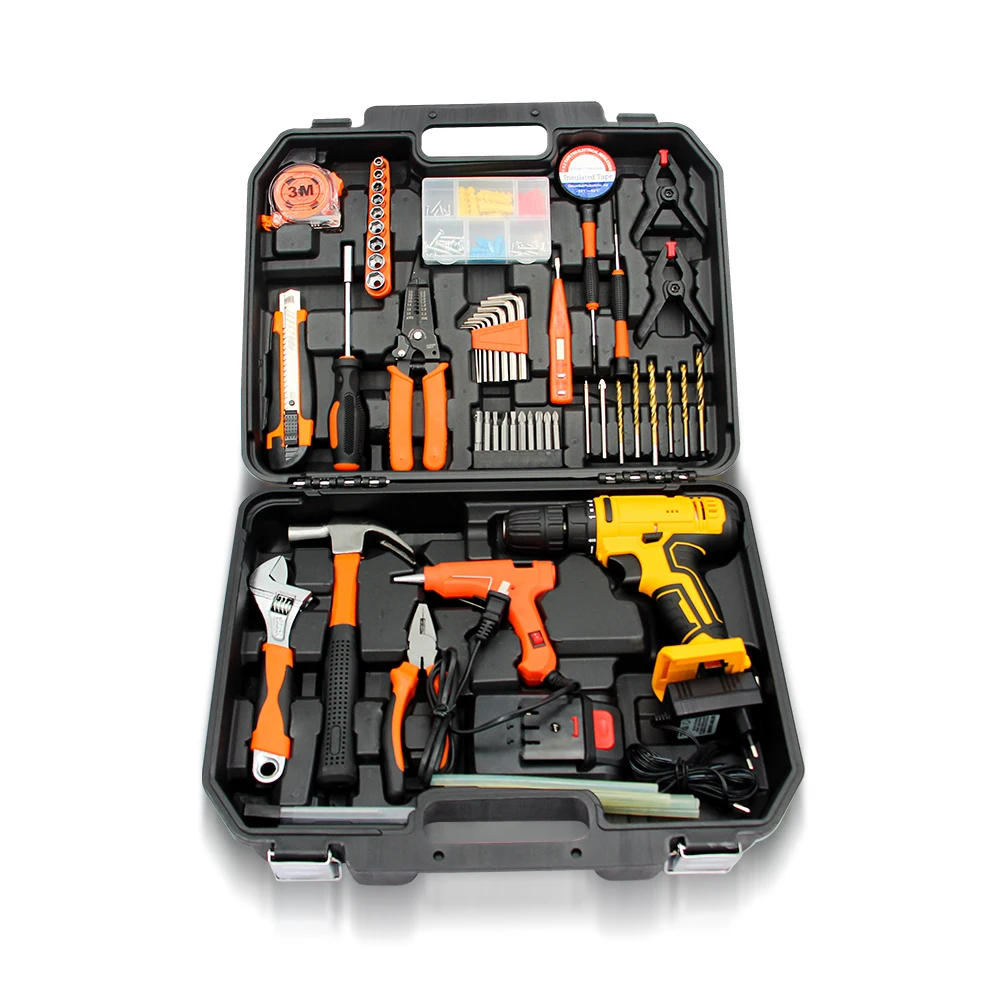 COOFIX Model CFPTC118 Hand Tools Cordless Drill Tool Impact Set Combo 18v