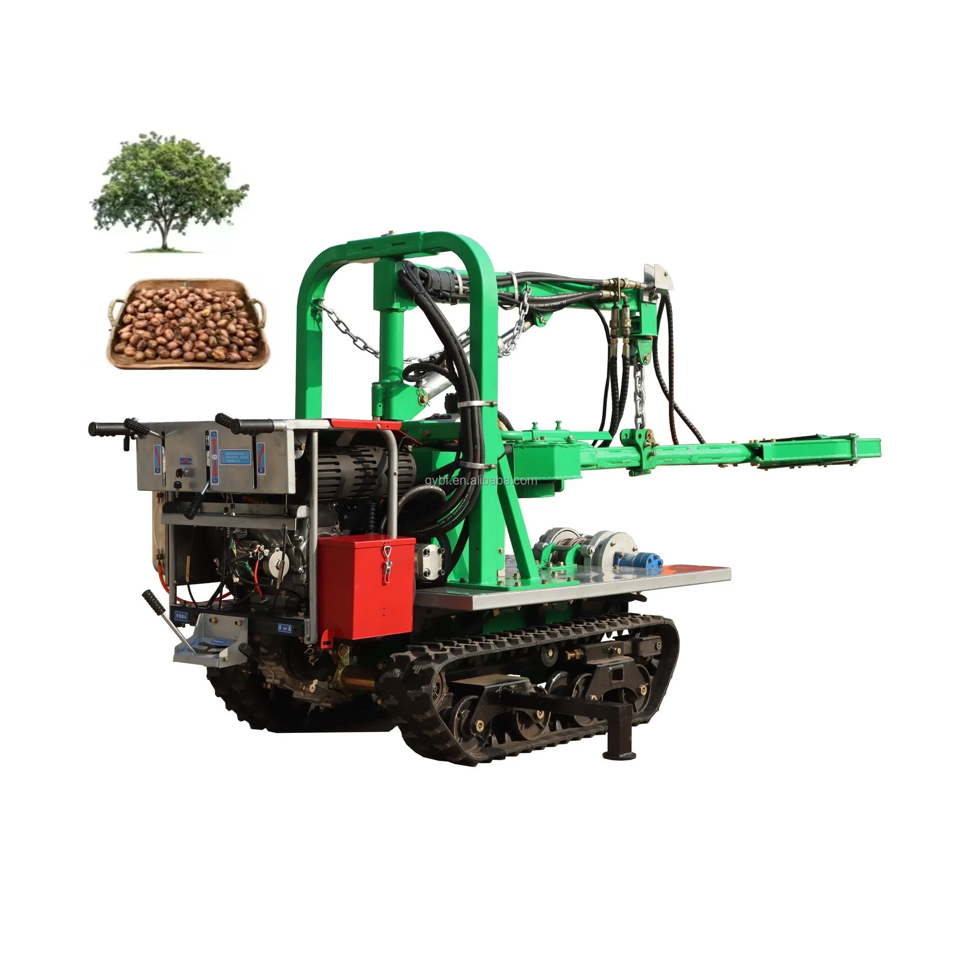 Hochwertige Olivenbaum-Erntemaschine mit Vibrationskollektor