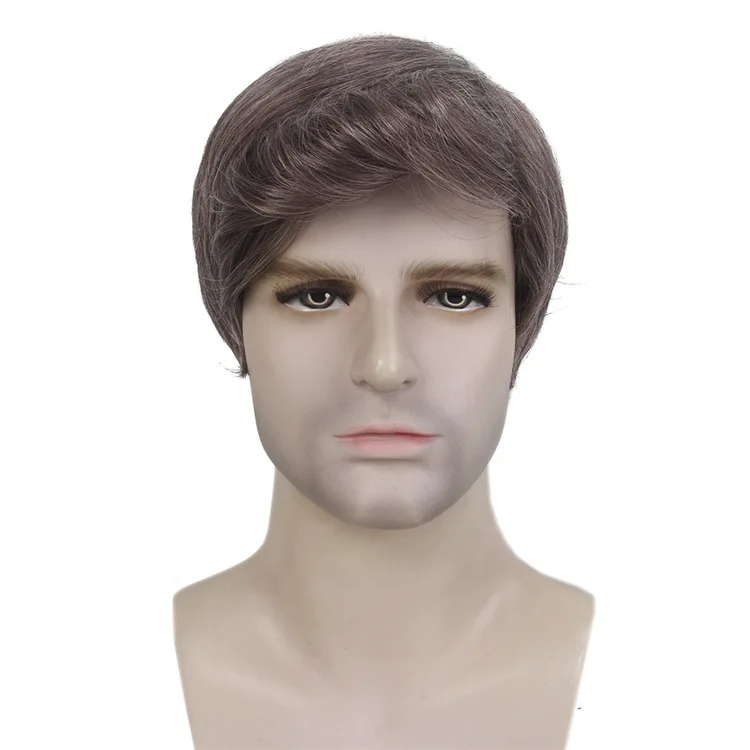 50S 60S Costume Wig Bruce Lee Cosplay Hair Wigs Synthetic Hair