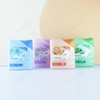 New Arrival Empty Sugarcane PCR HDPE 200Ml Hair Oil Body Lotion Squeezd Rectangle Square Plastic Bottles
