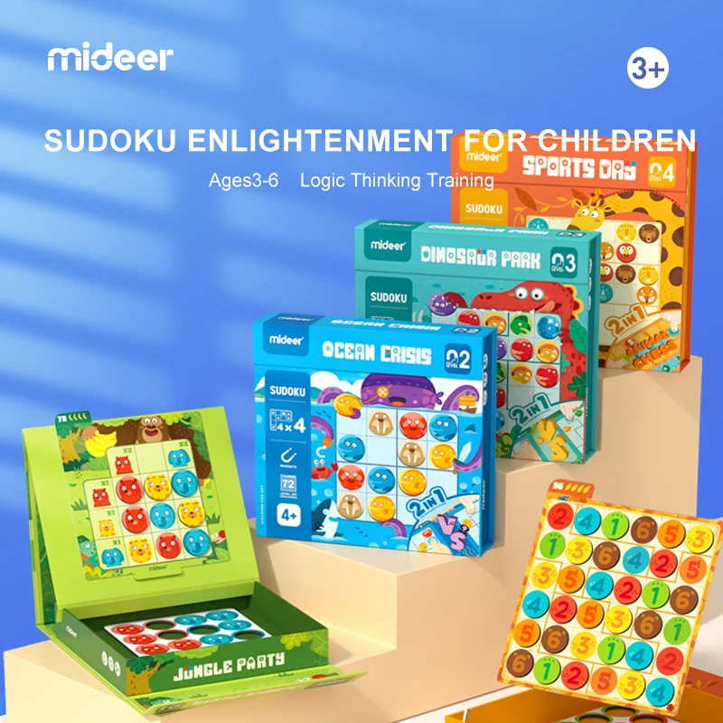 Mideer MD2121 Educational Training Develop  2 in 1 Sudoku Board Game